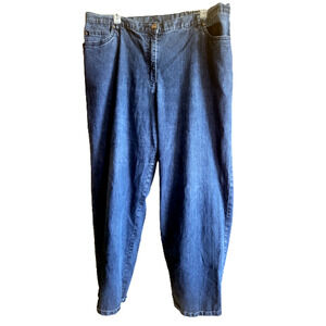 Ruby Red Womens Jeans Size 18 with Stretch Side Waistband